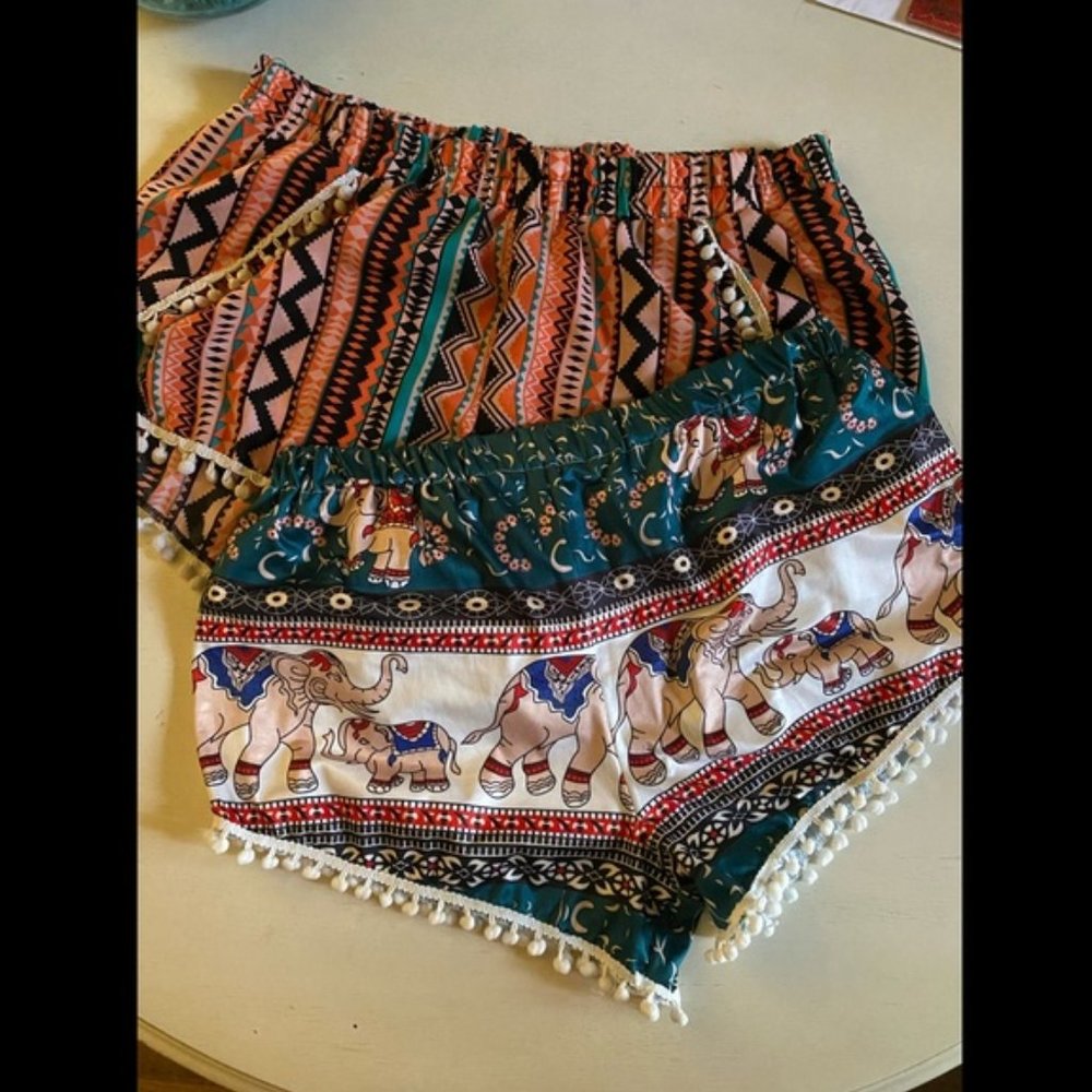[Rue 21] and [Overmal] Pom Pom Shorts XL